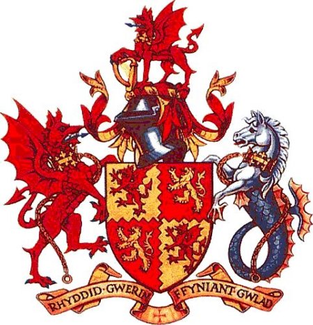 The Coat of Arms for Carmarthenshire