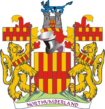 The Coat of Arms for Northumberland
