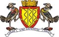 Cambridgeshire has had three grants of arms. The present arms are shown above, the supporters are Bustards. The motto - Sapientes Simus - means Let us be wise.