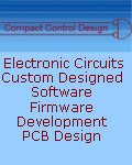Custom Electronic 
Circuit Board Design, USB PIC Microcontrollers, DC Motor Driver Modules, Bespoke Software & Firmware Development.