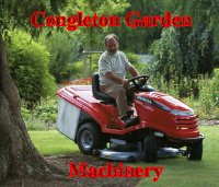 Congleton Garden Machinery - 
Lawn Mowers, Ride on Lawn Mowers. Nationwide delivery service for all types of Garden Machinery.