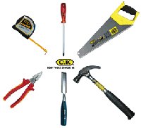 Selection of electricians tools.