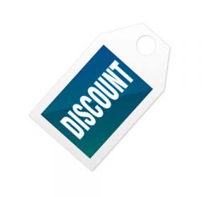 Discount Symbol for ItzaDeal Business Members