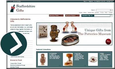 main Staffordshire Gifts website