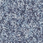 Quality carpet tiles, blue / black weave.