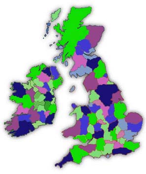 IBD Counties Map